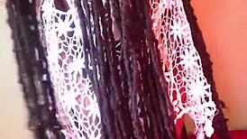 18 Year Ebony Fucked In Her Stockings