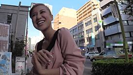 Japanese Cutie Detoxes with Electric Massager in Wild Homemade Orgasm Session