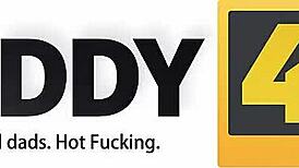 Daddy4k: Modest Babe Jennifer Simons Bangs Crazy Old Father in Wild Action