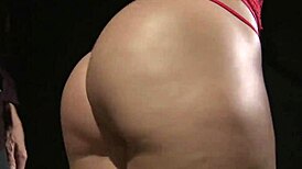 restrained milf drilled before tasting cum?