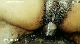 honey can't stop squirting on whiskey's big black cock and gets creampied