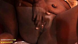 Ebony, Asian and white beauties in 4 way sex