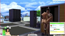 The pregnant prostitute gets fucked hard by her pimp in the ass