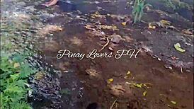 Pinay scandal kinantot sa sapa si ganda