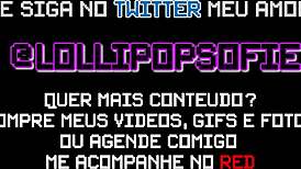 Luiza Tormenta spanks my fat ass hard!