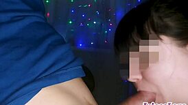 Amateur Cumslut Sucks Cock, Eats Cum, and Plays with It