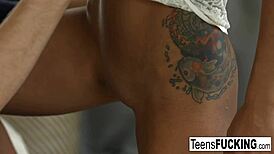 Mary Dee gets a hot creampie after intense bedroom action. Her moans filled the room.