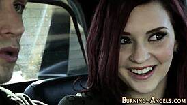 Goth whore anal fucked