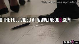 European secretary Zazie Skymm pisses at work and loves it.