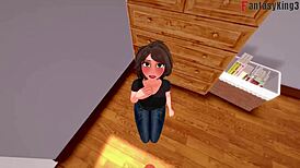 Bold POV sex with Aunt Cass Cassidy Hamada in Big Hero fantasy