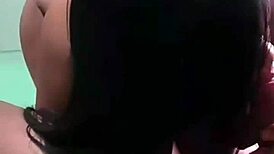 Old woman masturbates while sucking two big cocks in motel quickie