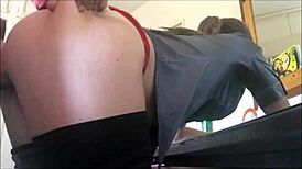 I can’t even talk right, fucking in satin lingerie and heels doggystyle POV!