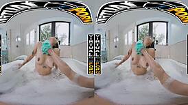Bathing with Kiana Kumani in Virtual POV VR Feels So Real!
