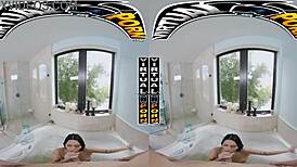 Bathing with Kiana Kumani in Virtual POV VR Feels So Real!