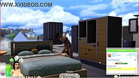 The pregnant prostitute gets fucked hard by her pimp in the ass