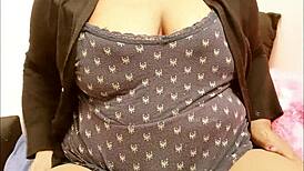 Hey, check Priya flashing her big boobs on webcam today