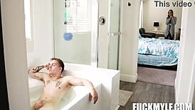 Ophelia Kaan fucks Joshua Lewis hard