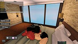 roblox meru the succubus in cowgirl action