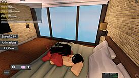 roblox meru the succubus in cowgirl action