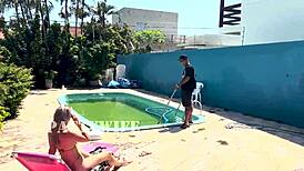 Wife Waits For Husband To Leave For Neighbor