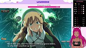 Watch LewdNeko get creampied in this hentai game?