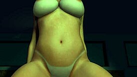 Sexy Mature Cougar Rides Dildo Hard in Wild 3D Hentai Action. Tan Lines Drive Me Crazy!