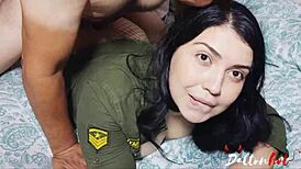 Pov watch how the couple makes love in missionary position