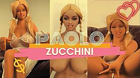 Just got this big-ass sex doll, banging her with huge cock!