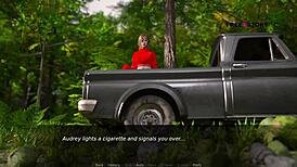 i had fun with audrey and lizzie, then fucked audrey in the river at dusklight manor