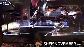 damn, that white dick made me swallow cum in pov, ebony facial action with msnovember.