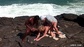 i can't resist tarra white getting smashed by two cocks