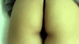 Schoolgirl slut gets ass rubbed in hotel