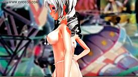 i go banans with this erotic anime banana fun