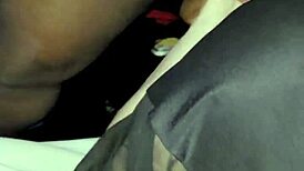 Rae Lynn exclaims, 'Oh wow, this foot sex is so hot!' in her homemade interracial fetish session