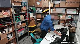 lp officer isabella nice handles big cock at work office