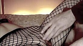 Fetishists Worship Big Monster Cock With Intense Footjob Action