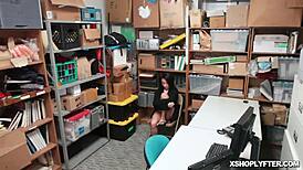 lp officer isabella nice handles big cock at work office