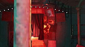 Check out this sexy brunette in pantyhose outdoors in Fallout 4