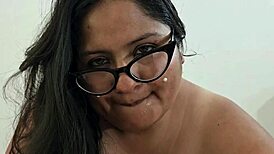 In her diary, the cum slut drains a small penis eagerly