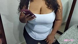 Girlfriend Seduces With Big Natural Tits!