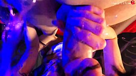 I love watching this sexy housemaid give a sensual blowjob after work and swallow cum.