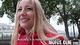 Young wife kiki cyrus fucks in bathroom for charity pickup