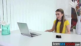 I think this hot russian teen Jessi Empera really loves fucking older mens