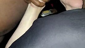 Rae Lynn exclaims, 'Oh wow, this foot sex is so hot!' in her homemade interracial fetish session