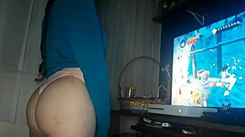 Gamer Girl Playing with Me in Big Ass Anal Action