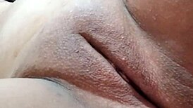 Full Of Horniness, Moaning Deliciously While Masturbating Her Wet Pussy And Small Tits!