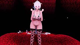 Sexy Cow Girl In Hentai Animation