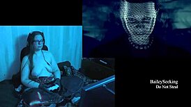 Naked Alan Wake Play Through Part 1 with Big Natural Tits!