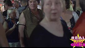 Fantasy Fest sluts flash wild on public streets