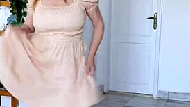 I love teasing as naughty cowgirl Mariaold with my huge natural tits